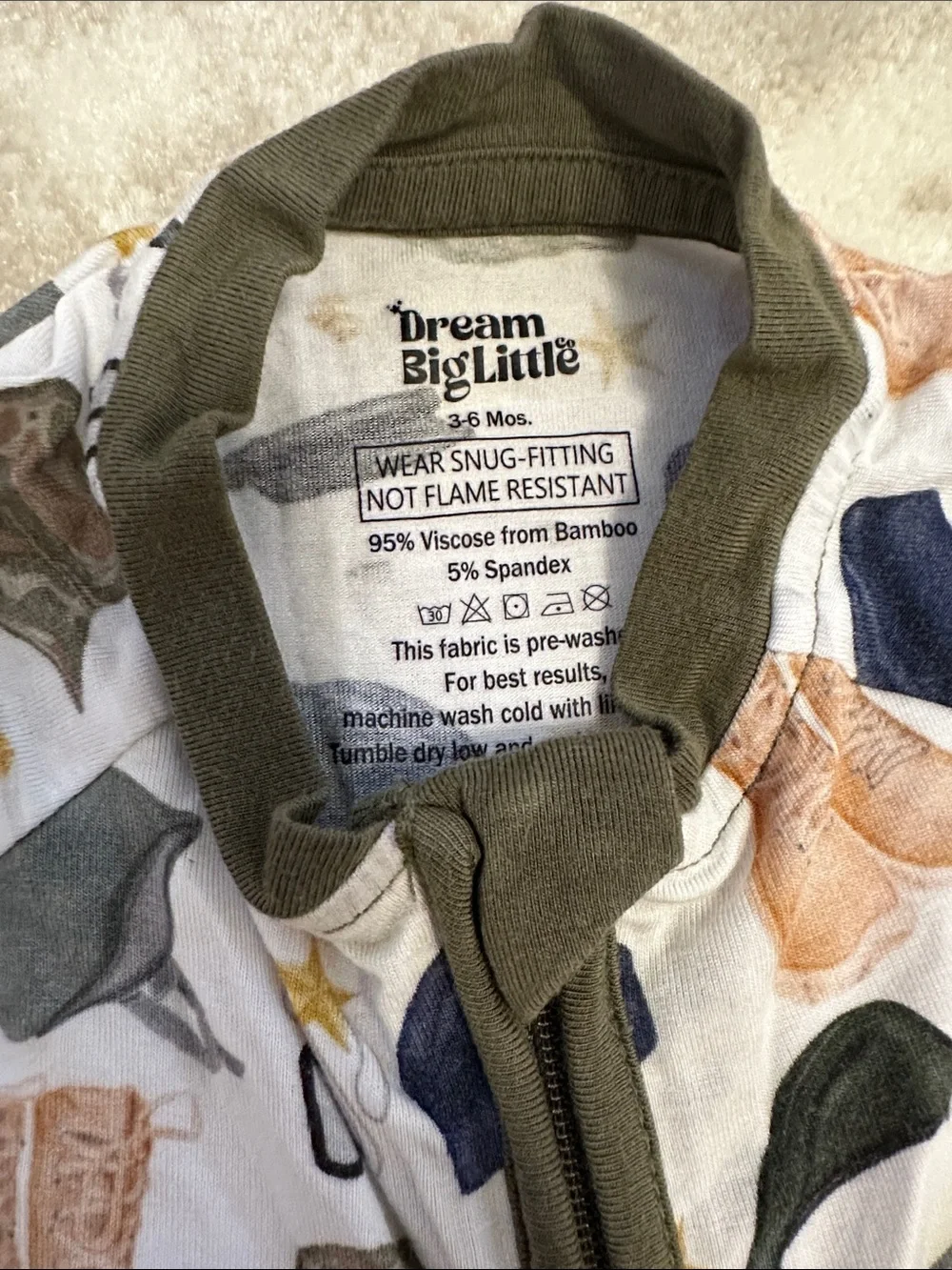 Dream Big Little Co zip romper shorts